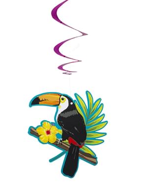 Decoración colgante de tucanes - Toucan Party