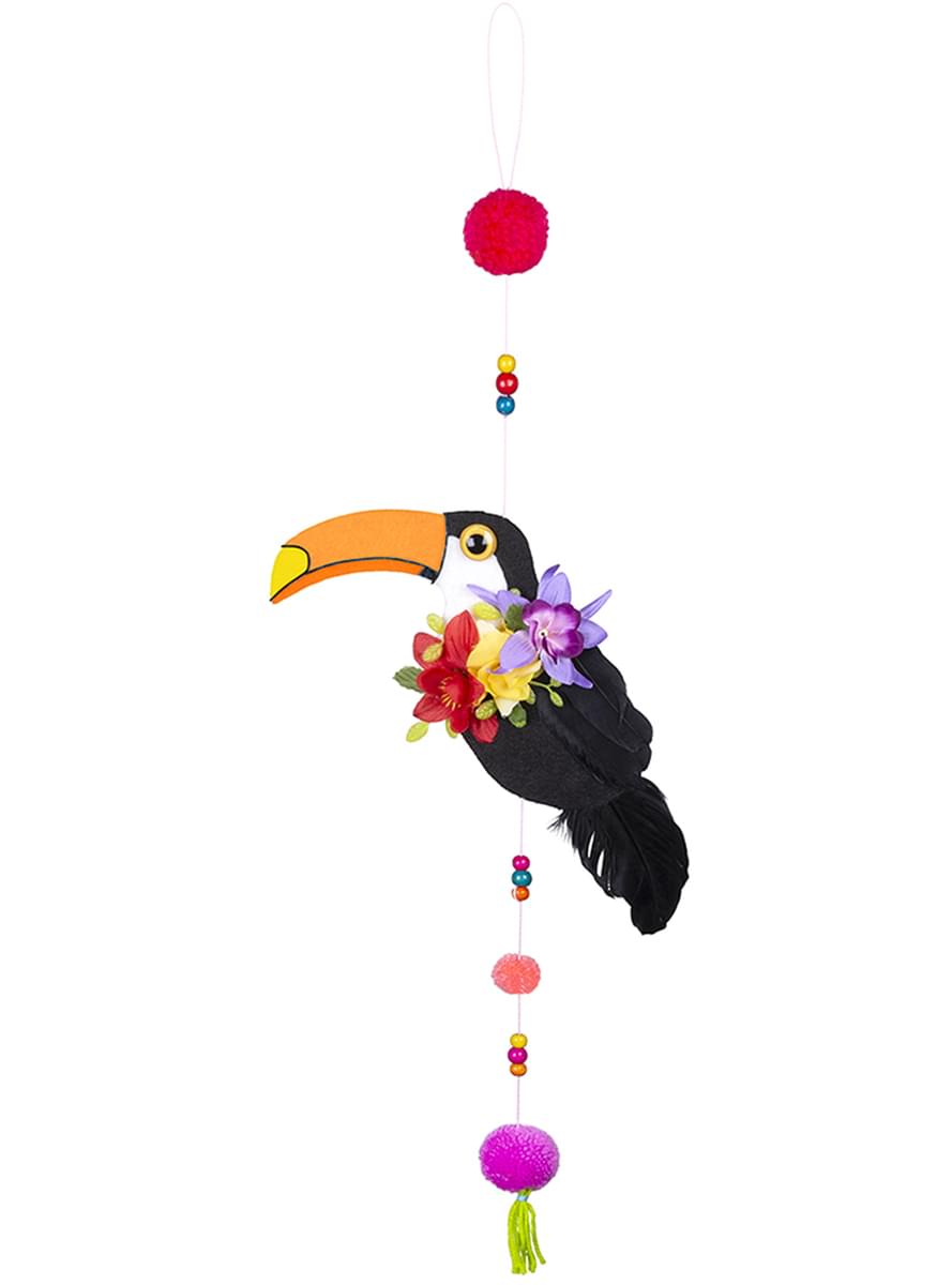 Tukan mit Federn Hängedeko - Toucan Party
