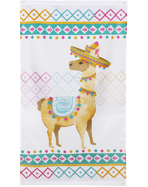 דגל לאמה - Lovely Llama