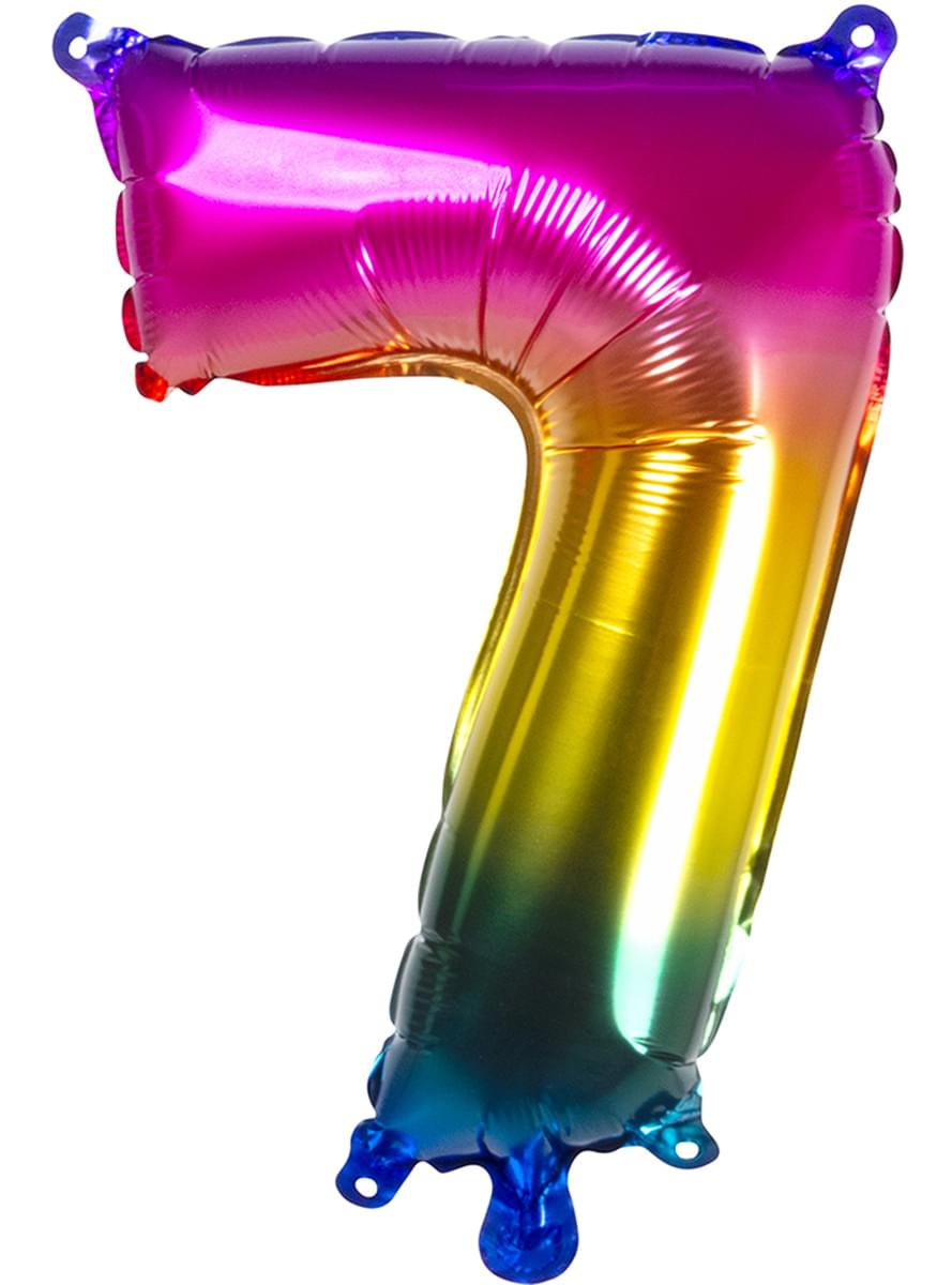 Pallone di Alluminio 7 multicolore 36 cm