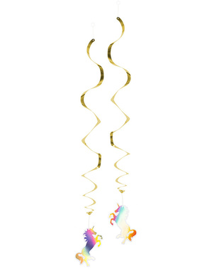 Girlanda Zlatý jednorožec - Magic Unicorn