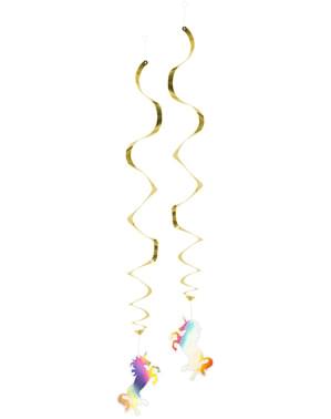 Girlanda zlatí jednorožci - Magic Unicorn