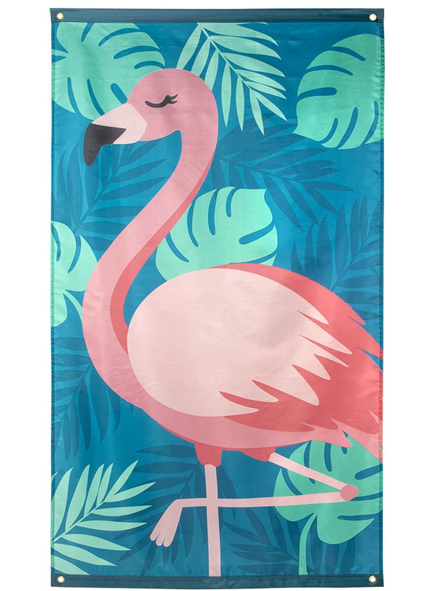 Bandiera con fenicottero rosa - Flamingo Party