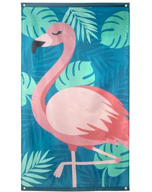 Bandiera con fenicottero rosa - Flamingo Party