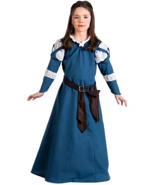 Fato de Edora medieval para menina