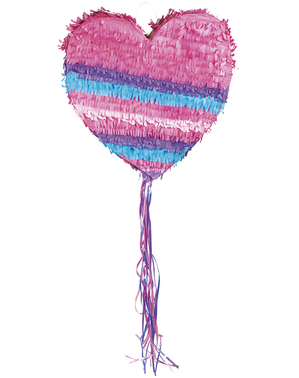 Сердце в форме piñata в розовом