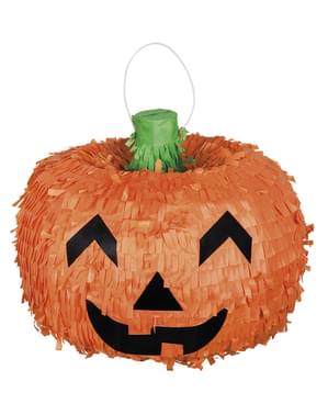 Pinata in the shape of a Halloween pumpkin
