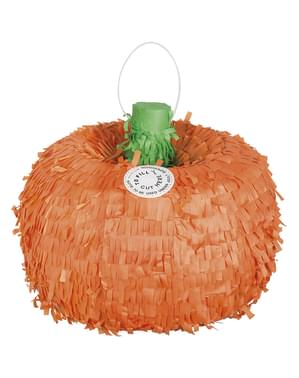 Pinata in the shape of a Halloween pumpkin