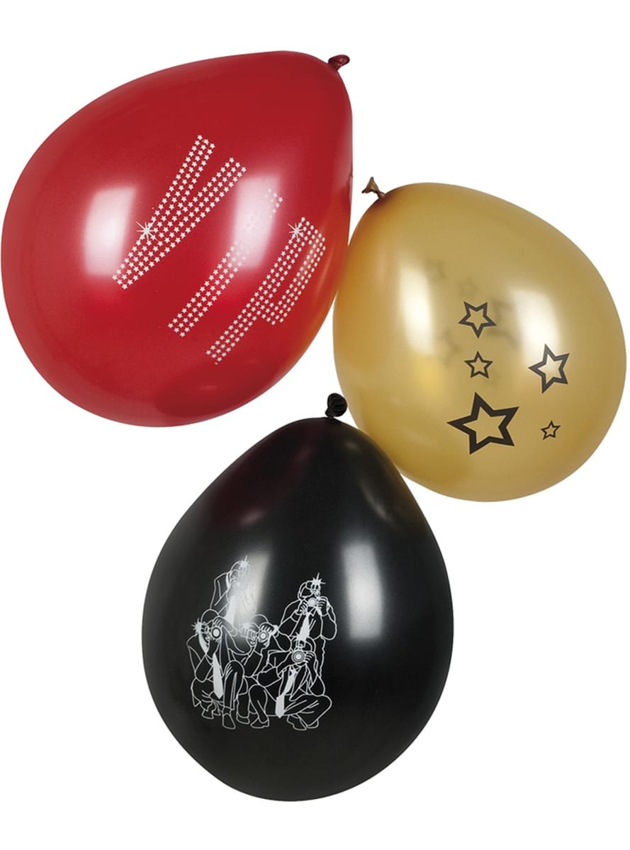 3 balony VIP różne kolory (25cm) - Elegant Collection