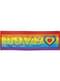 Bandiera arcobaleno Love