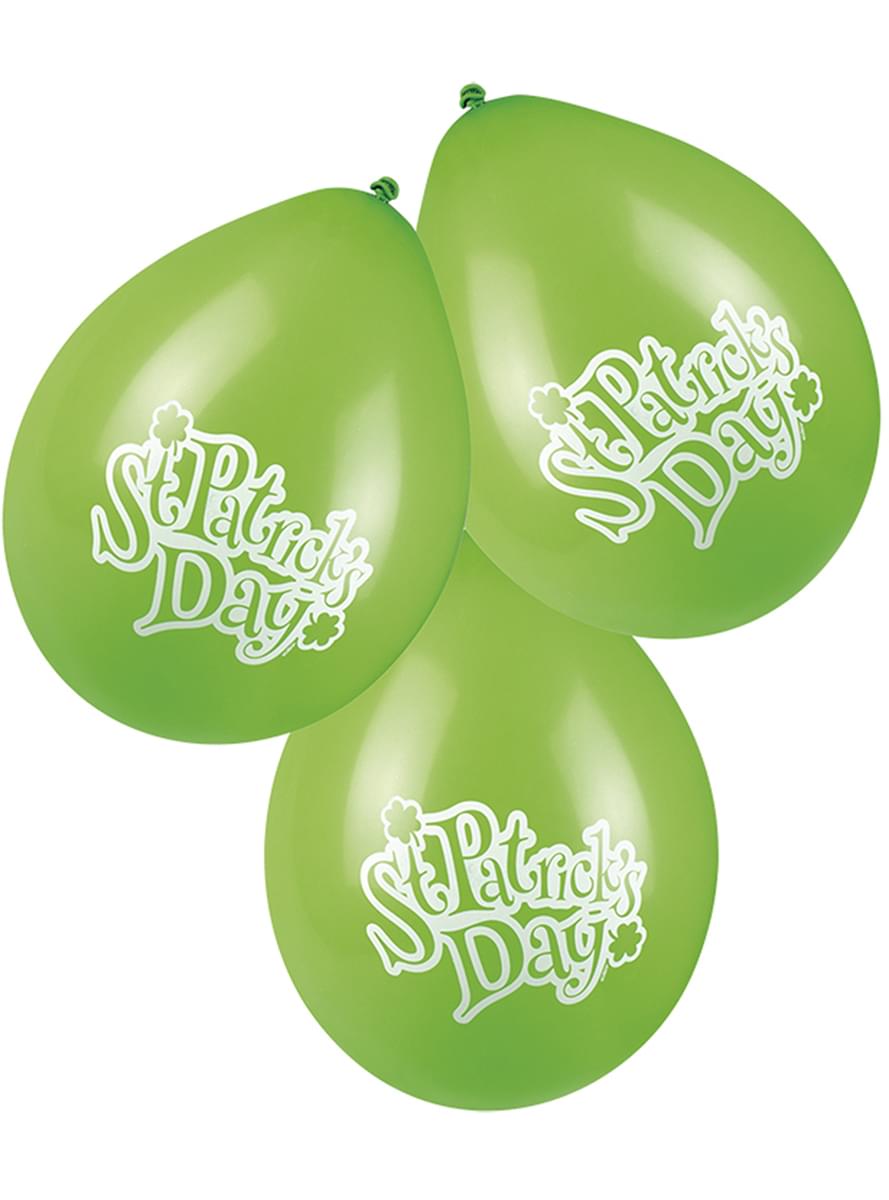 3 palloncini St Patrick Day (25 cm)