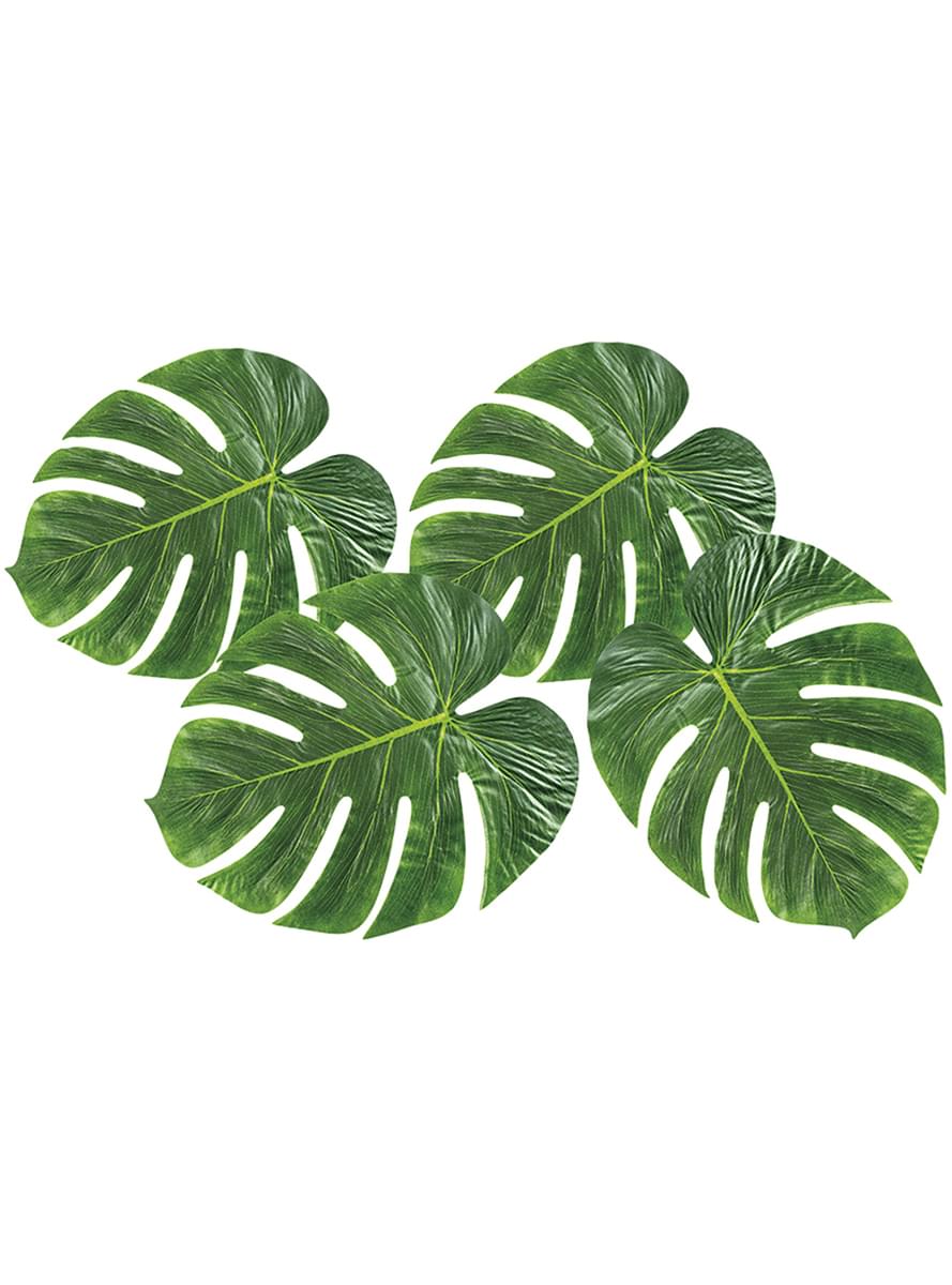 4 pálma díszítő levél