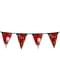 Garland with bunting of a killer clown