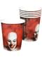 6 horror clown cups