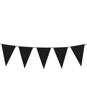 Bunting garland in black (10 m)