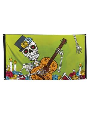 Bandera de catrina Día de los Muertos