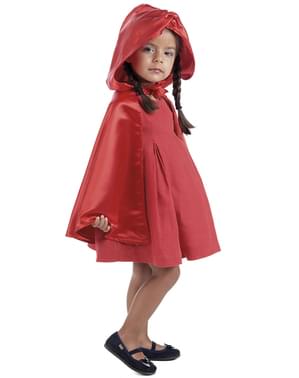 Capa vermelha para menina