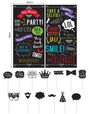 Photocall Birthday party kit