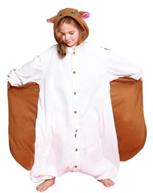 Piagiama Kigurumi scoiattolo volante per bambini