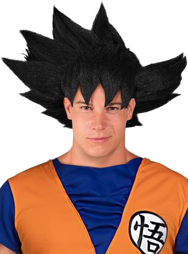 Peruca de Goku para menino - Dragon Ball. Entrega 24h