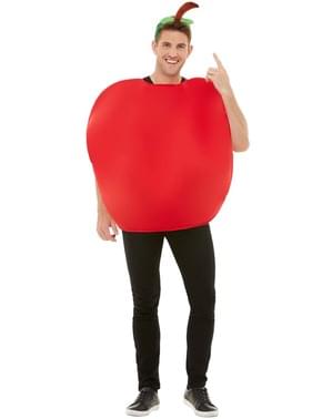 Red apple costume for adults