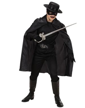 Svart fin cape för barn
