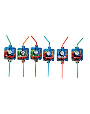 8 pajitas de Thomas y sus amigos