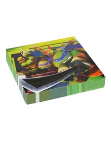Conjunto de guardanapos das Tartarugas Ninja