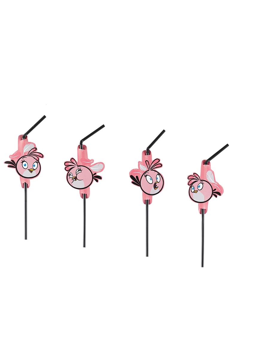 8 pajitas de Stella de Angry Birds