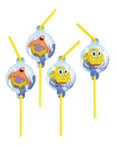 Set of 8 SpongeBob Squarepants Straws