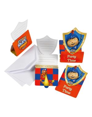 Set of Mike the Knight Invitations