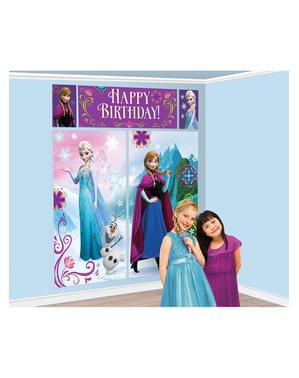 Decorazione da parete Buon Compleanno Frozen