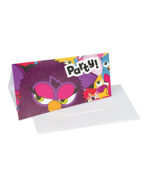 Set uitnodigingen van Furby