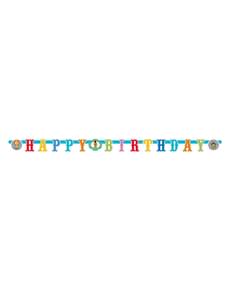 Fisher Price Circus Happy Birthday Banner