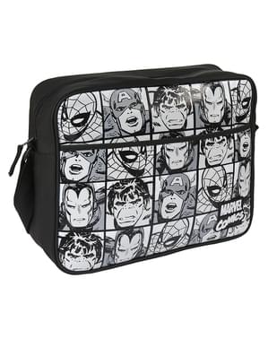Avengers shoulder bag in black and white- Marvel