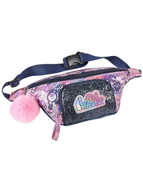 Marsupio LOL Surprise nero e rosa per bambina