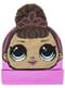 Bonnet LOL Surprise rose fille
