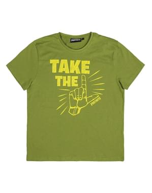 Fortnite Dab Dance T-shirt for adults in green