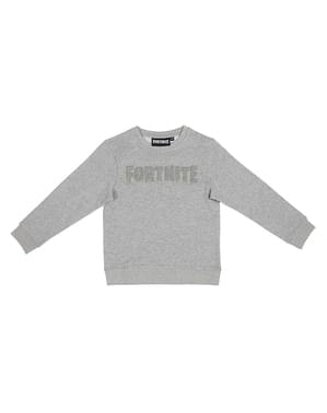 Sudadera Fortnite gris infantil