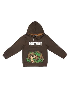 Fortnite sweatshirt for boys in brown