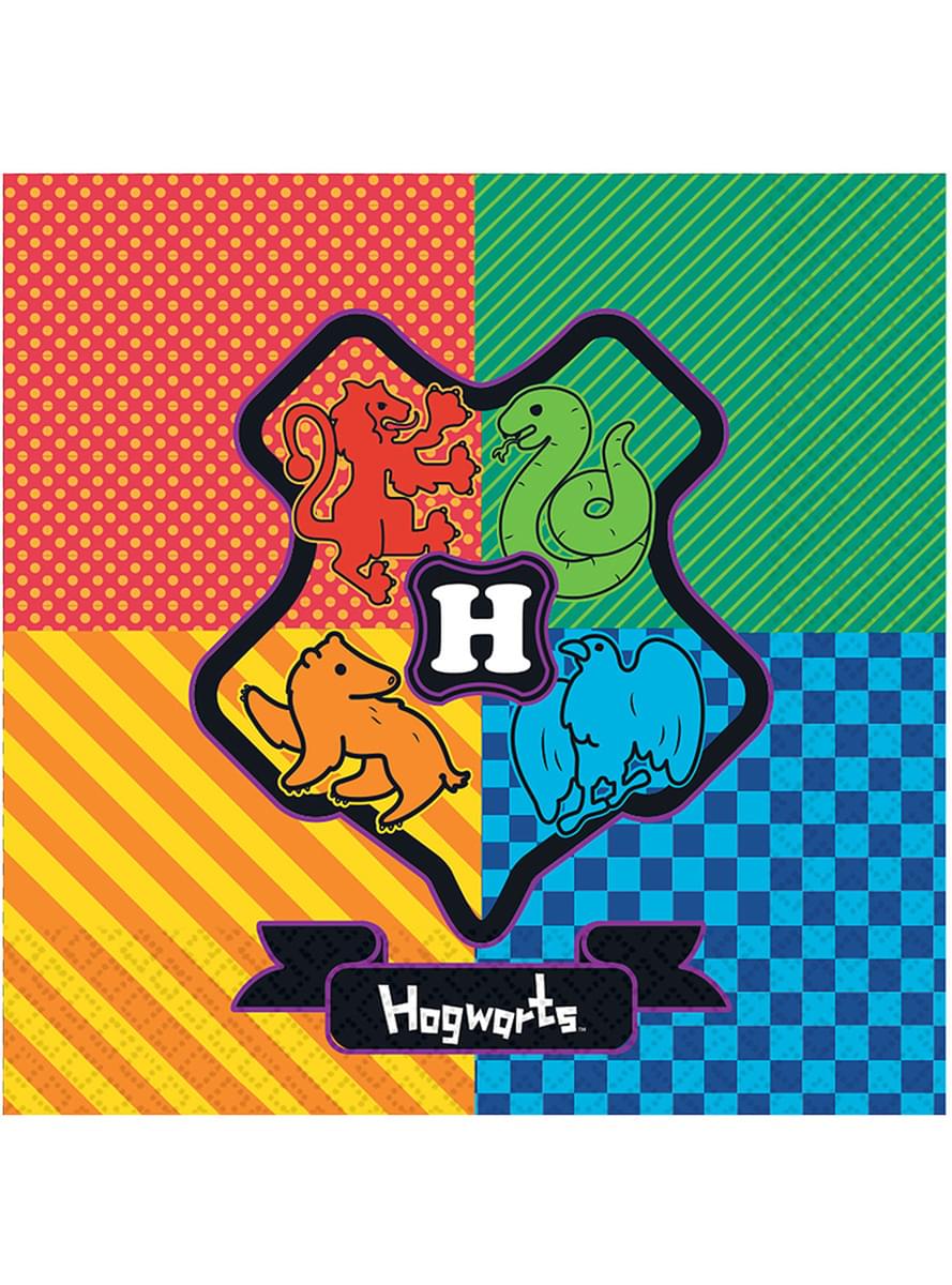 16 șervețele Harry Potter (33 cm) - Lumos Collection