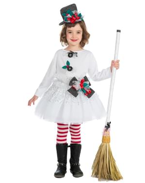 Costume da pupazzo di neve per bambina