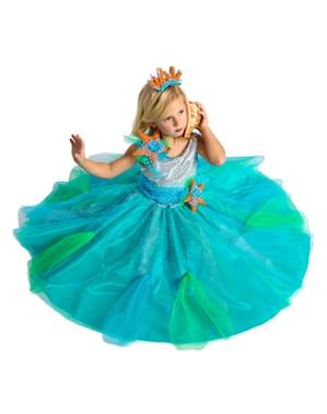 Disfraz de princesa de los mares para niña
