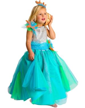 Disfraz de princesa de los mares para niña