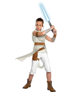Rey Star Wars Episode 9 kostume til piger
