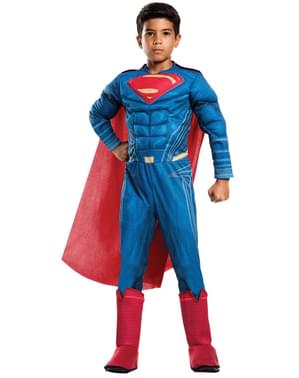 Erkekler için yastıklı Süpermen kostümü