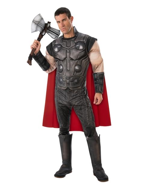 schroot menu analoog Thor deluxe kostuum voor heren - The Avengers. Volgende dag geleverd |  Funidelia