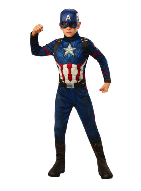Captain America kostuum voor jongens Avengers. Volgende dag geleverd | Funidelia