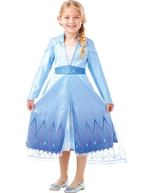 Elsa Kleid für Mädchen Die Eiskönigin 2