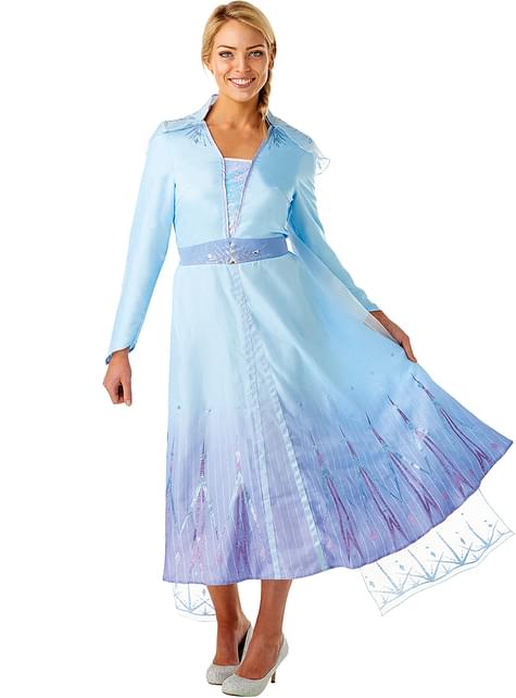 Elsa Frozen 1 Robe All-Over Running Costume Sport Femme Crop Top